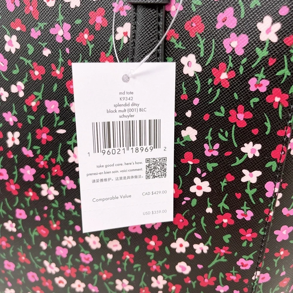 Kate Spade Schuyler Splendid Ditsy Medium Tote - Picture 6 of 7